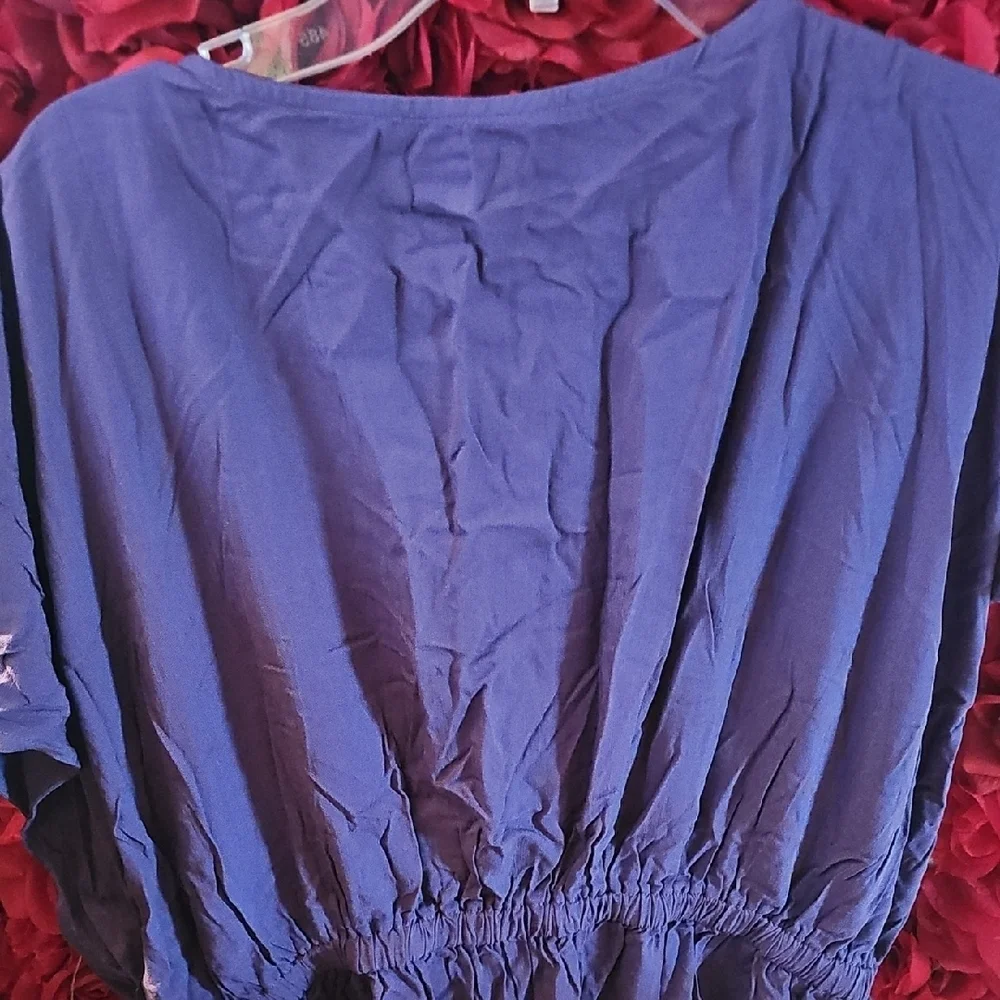 Cupshe NWT Women's Blue Purple Swimsuit Cover Up Size XLarge